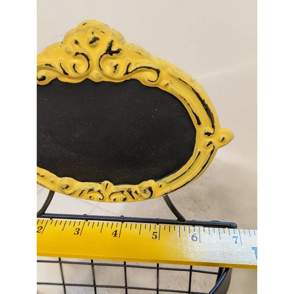 New chalk board wire basket coat hanging storage hook